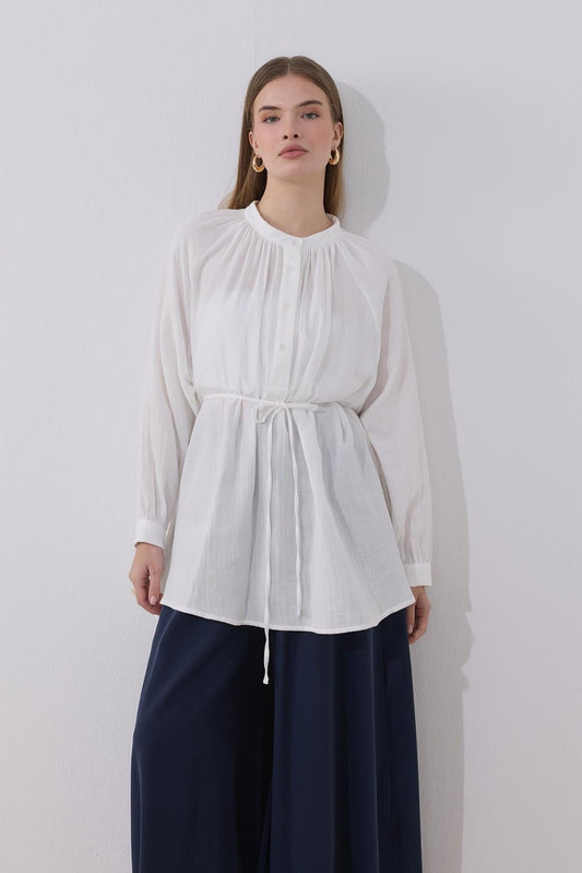 July Muslin Shirt White