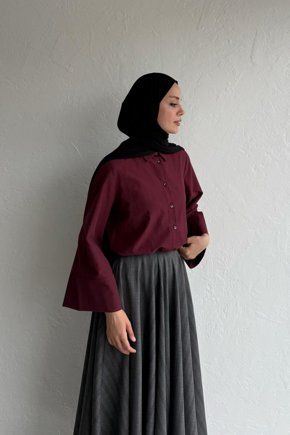 Hola Poplin Shirt Blue