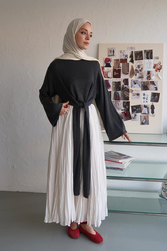 Yulia Knitted Sweater Anthracite