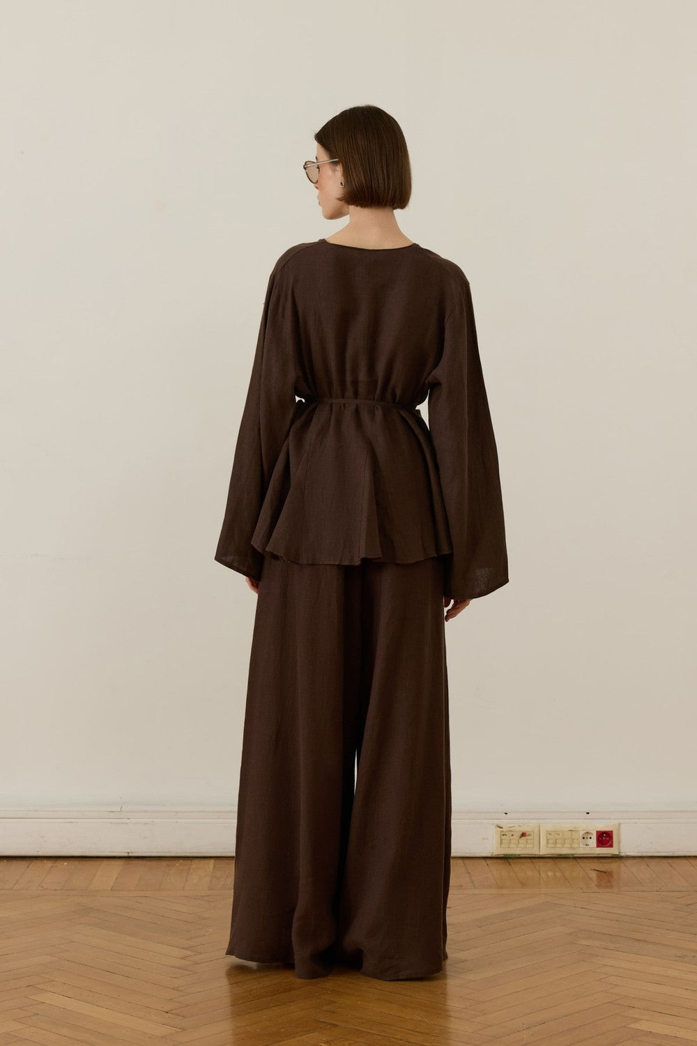 Layal Terracotta Blouse