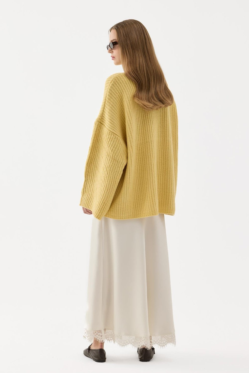 Raisa Satin Skirt, Mink