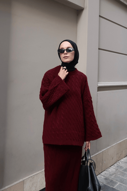 Polina Triko Takım Acı Kahve