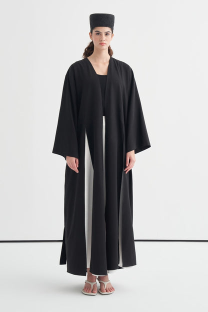 Daria Kimono with Slit Detail, Khaki