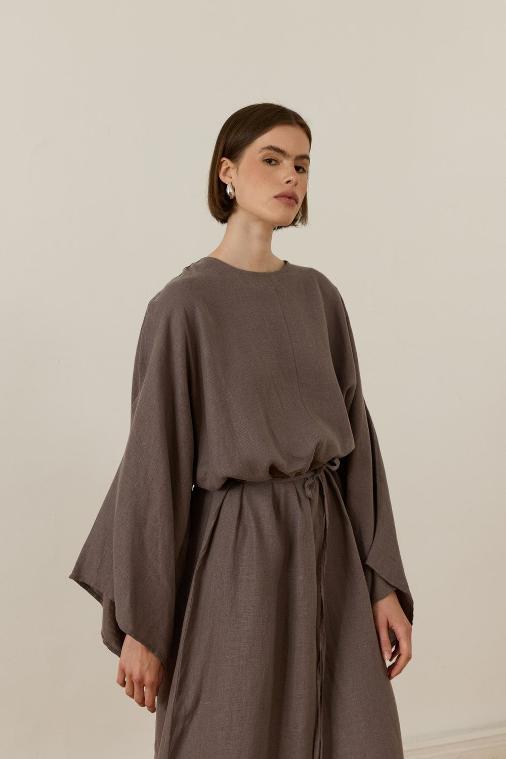Samar Dress Coffee