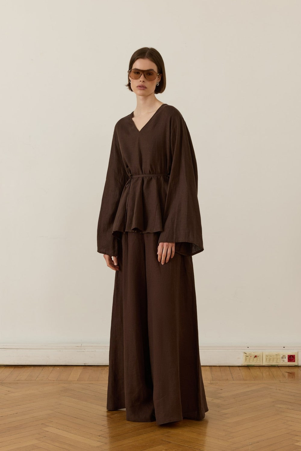 Layal Terracotta Blouse