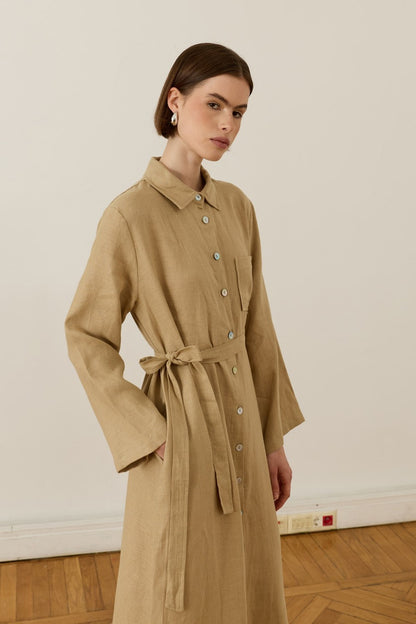 Sondos Dress Coffee