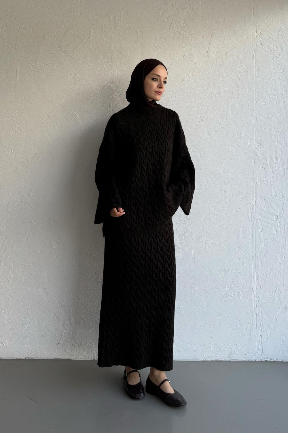Polina Triko Takım Acı Kahve