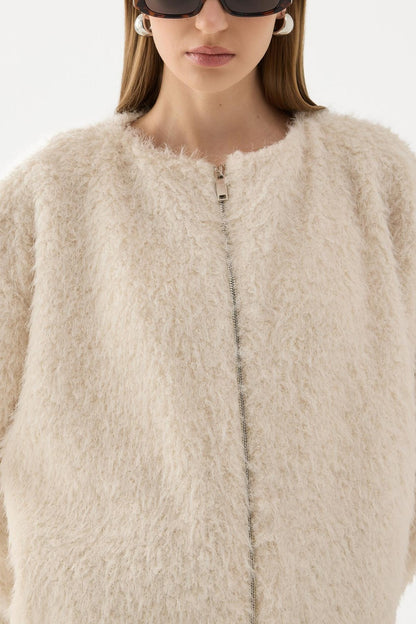 Gigi Plush Jacket Black