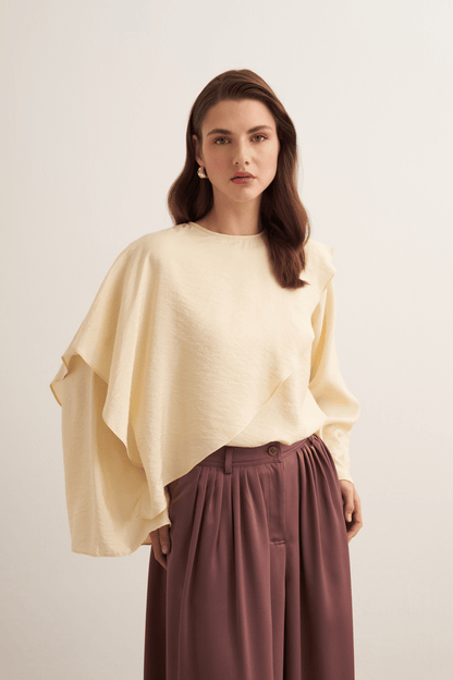 Soraya Pelerin Efektli Bluz Butter