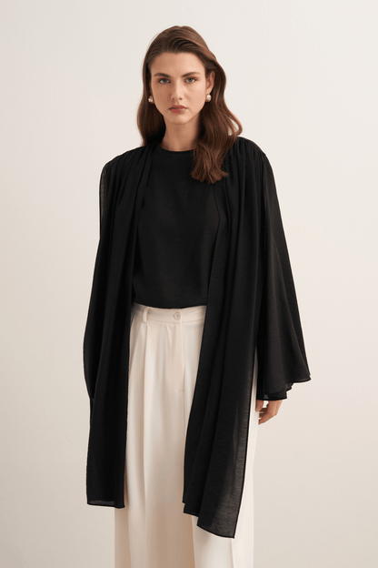 Nova Shawl Form Blouse Olive