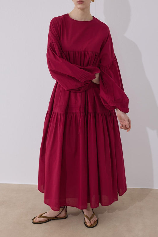 Soho Voile Dress Cherry Red
