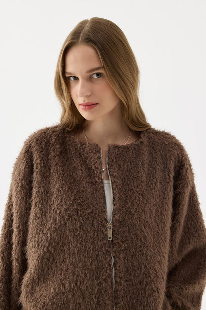 Gigi Plush Jacket Black