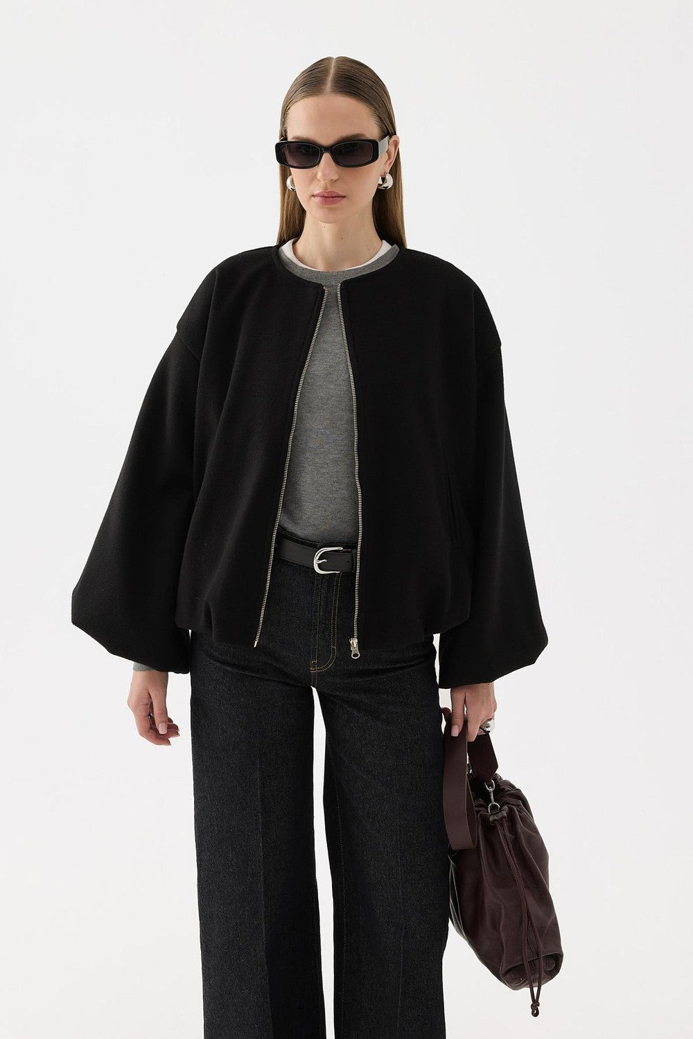 Siena Balloon Jacket Black