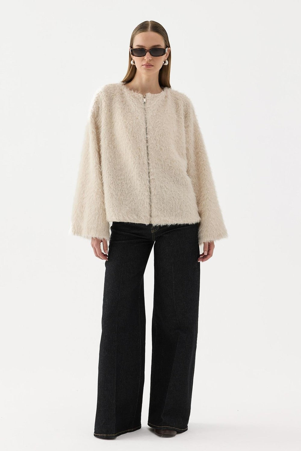 Gigi Plush Jacket Black