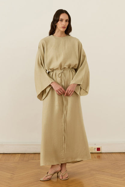 Samar Dress Coffee