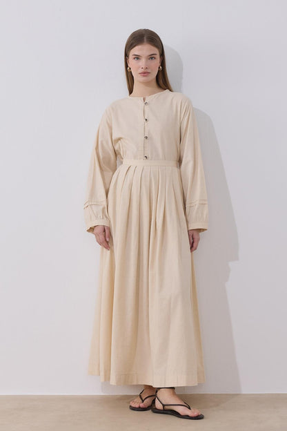 Akila Linen Suit Navy Blue