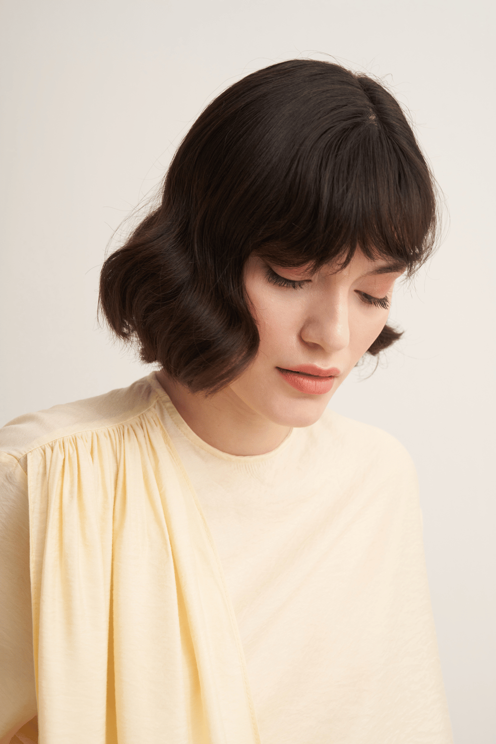Nova Shawl Form Blouse Olive