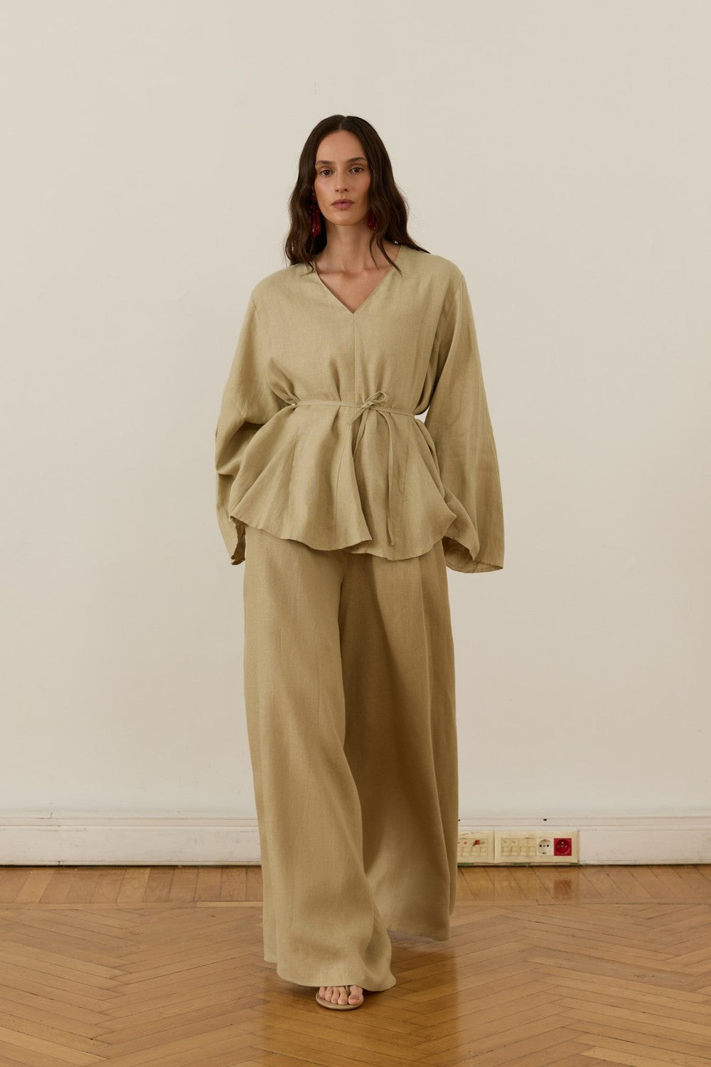 Layal Terracotta Blouse