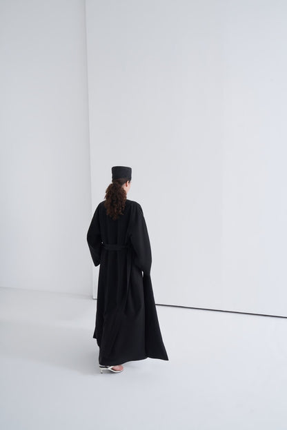 Daria Kimono with Slit Detail, Khaki